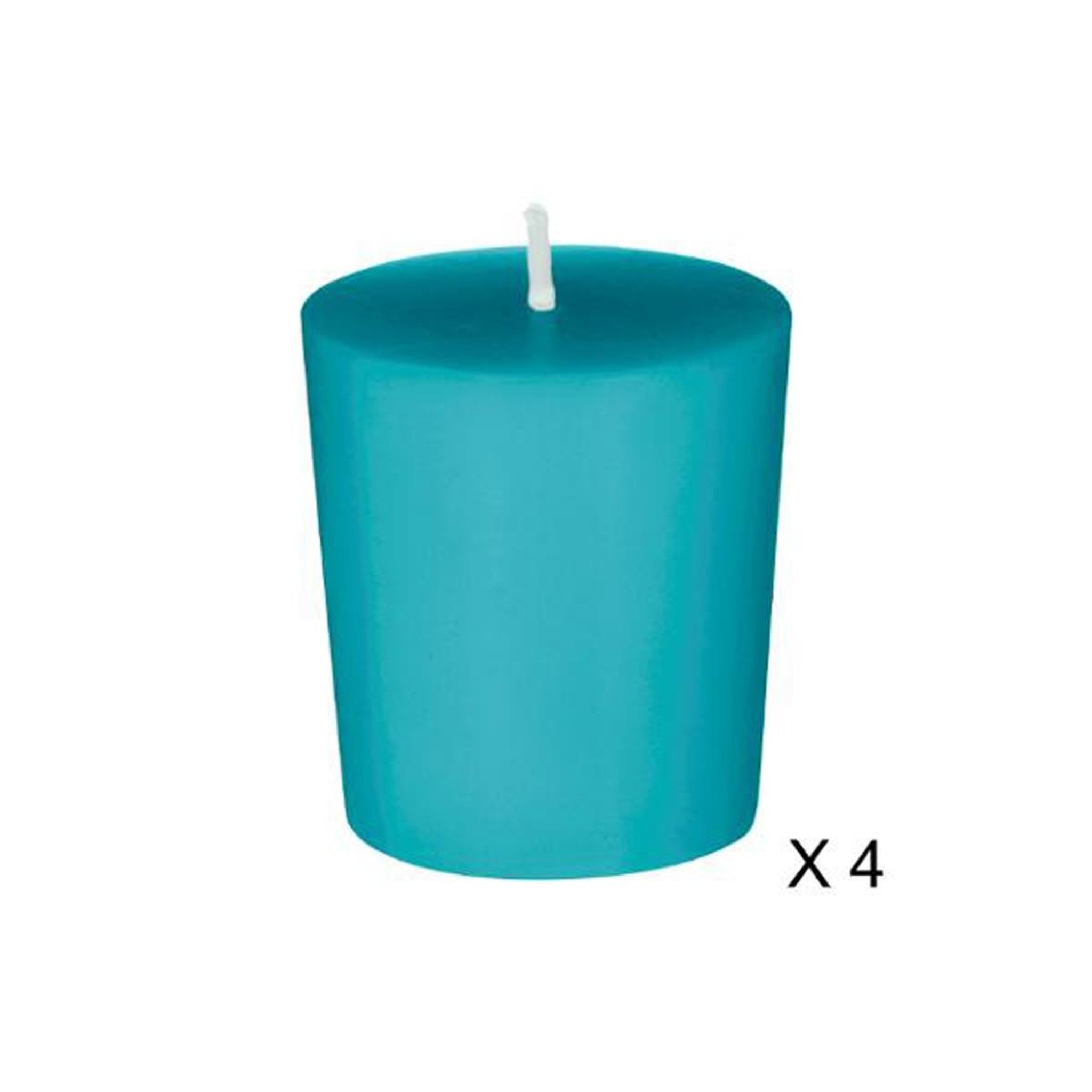 Voir la diapositive 2 : ATMOSPHERA Lot de 4 bougies votives parfumées  glow  48g coco