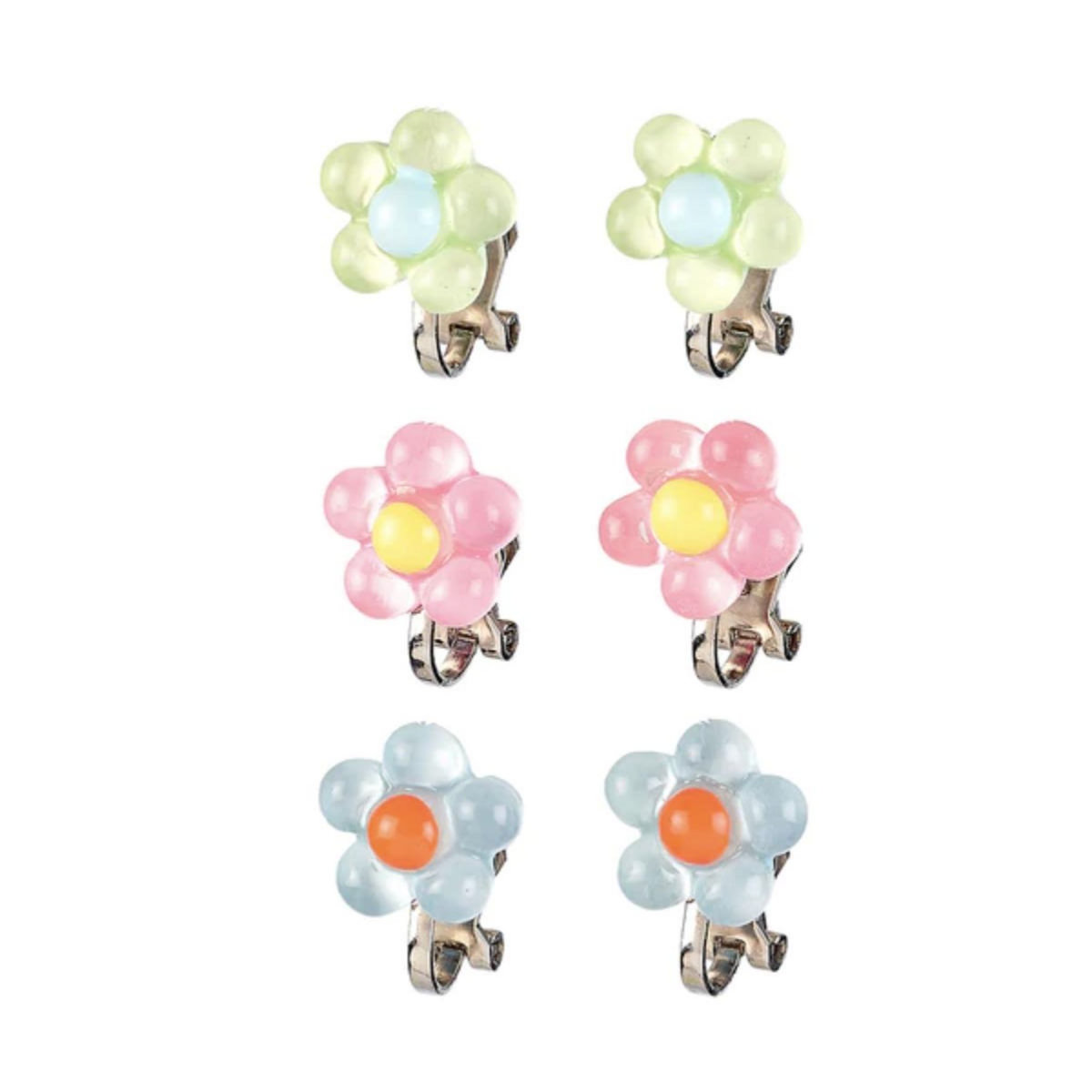 SOUZA Boucles d'oreilles a clips - motif fleur