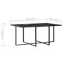 Voir la diapositive 6 : VIDAXL Ensemble a manger de jardin coussins 11 pcs Resine tressee Gris