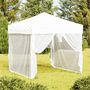 Voir la diapositive 1 : VIDAXL Tente de reception pliable avec parois Blanc 2x2 m