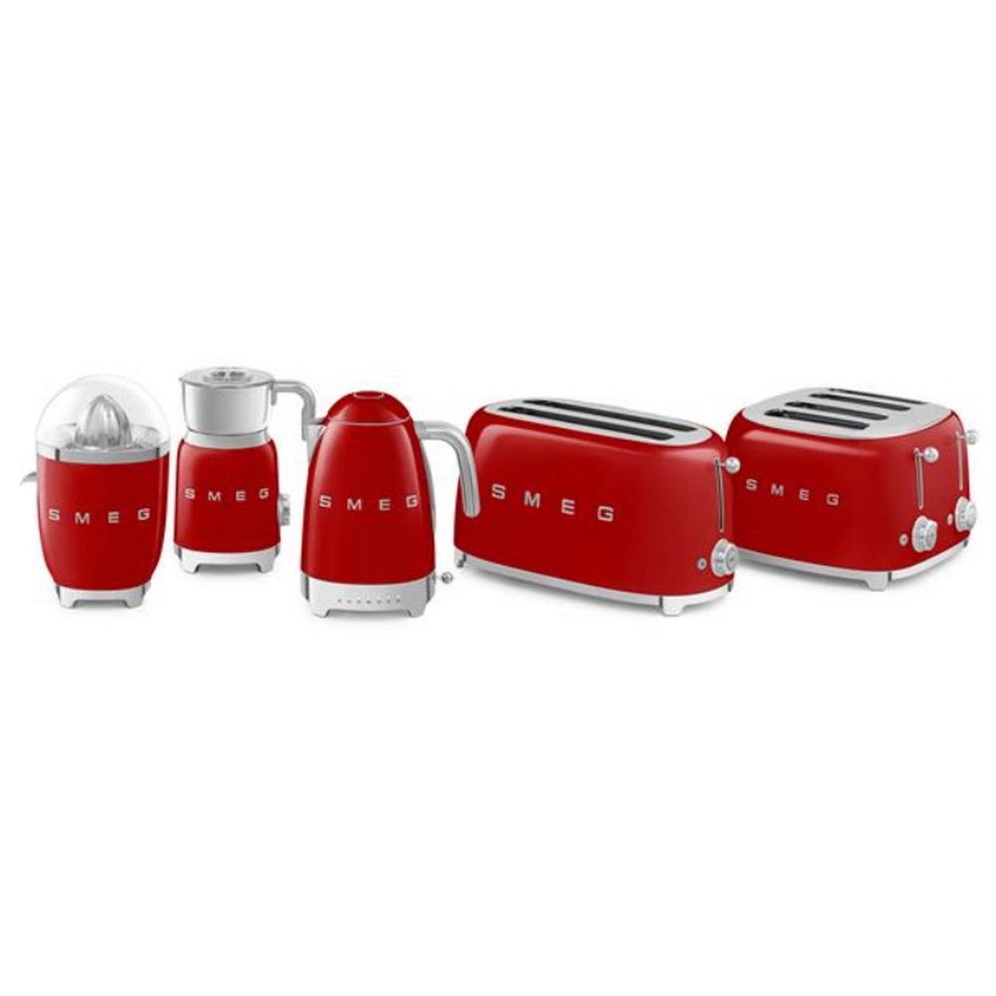 Voir la diapositive 5 : SMEG Presse-agrumes CJF11RDEU Rouge