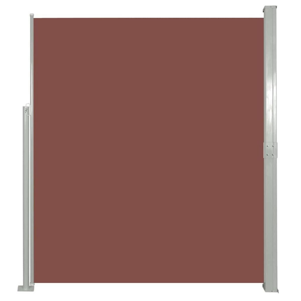 VIDAXL Auvent lateral retractable 140 x 300 cm Marron