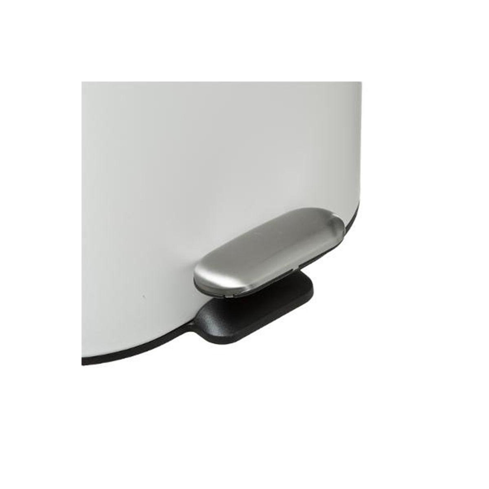 Voir la diapositive 2 : FIVE Poubelle de salle de bain  siliflex  6l blanc