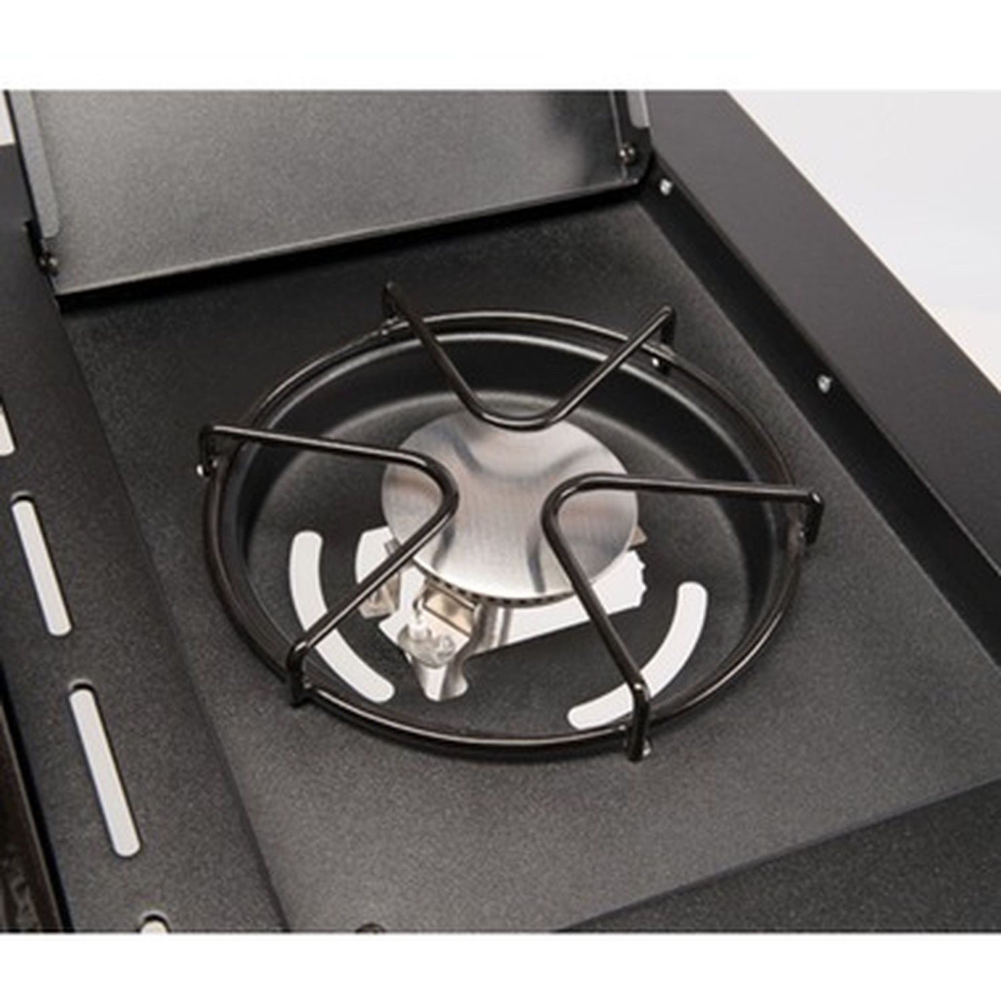 Voir la diapositive 3 : LANDMANN Barbecue gaz 4 brûleurs et 1 latéral