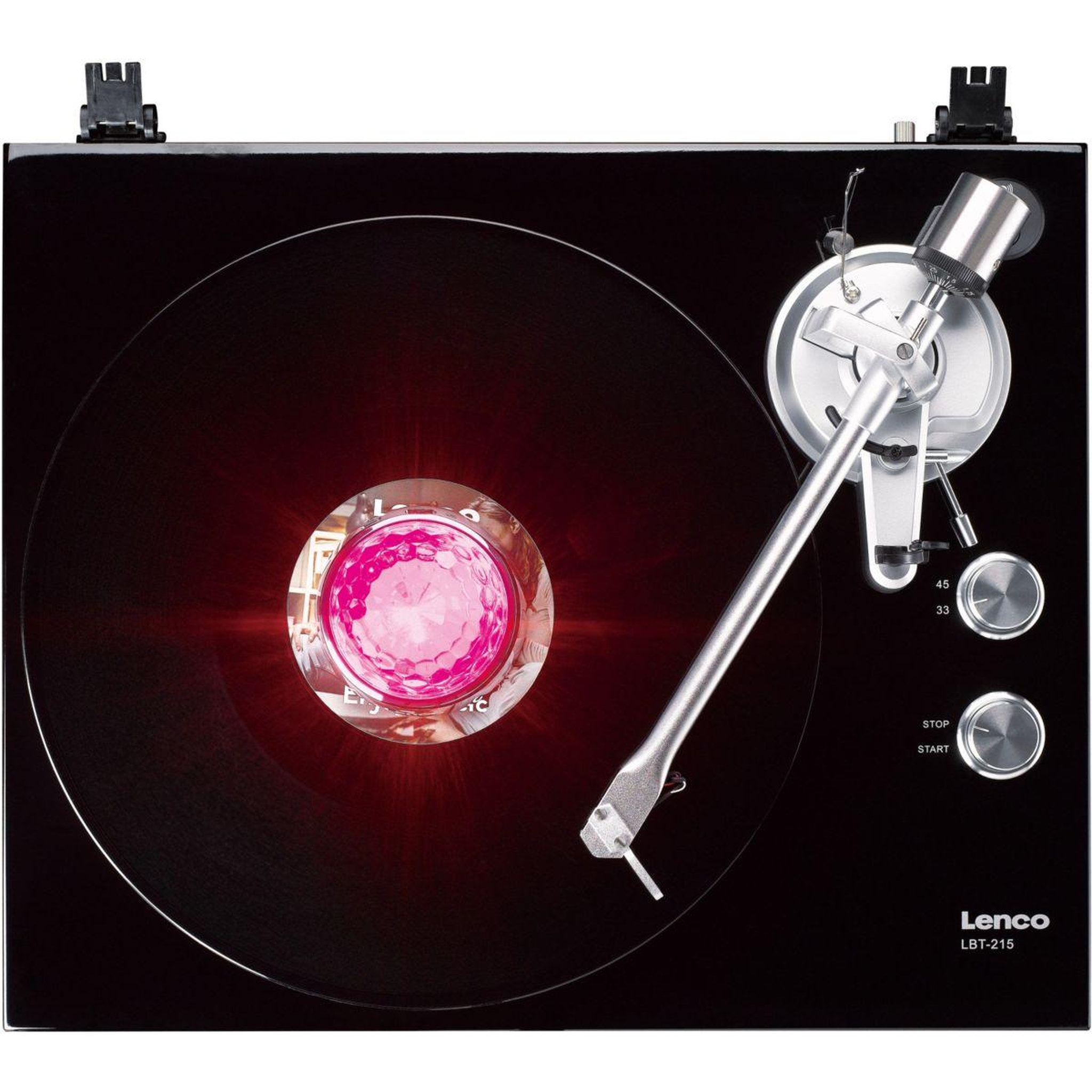Voir la diapositive 5 : Lenco Centreur Stabilisateur vinyle avec effet lumineux