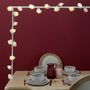 Voir la diapositive 4 : Paris Prix Guirlande Lumineuse 10 LED  Rose  180cm Blanc