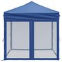 Voir la diapositive 4 : VIDAXL Tente de reception pliable avec parois Bleu 2x2 m