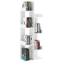 Voir la diapositive 4 : VIDAXL Bibliotheque Blanc 48x25,5x140 cm Bois d'ingenierie