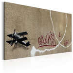 Paris Prix Tableau Imprimé  Love Plane - Banksy. Coloris disponibles : Multicolore