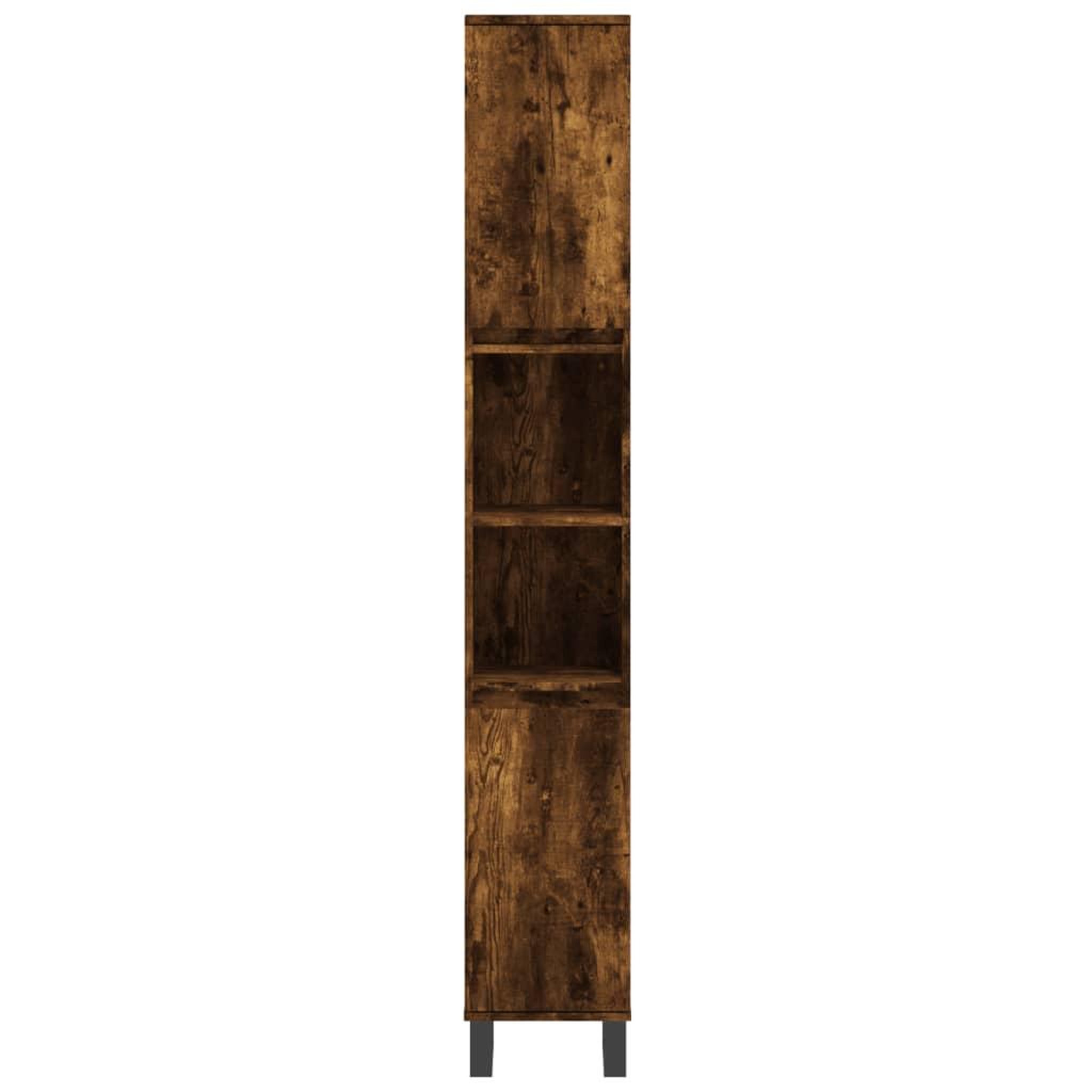 Voir la diapositive 5 : VIDAXL Armoire de bain chene fume 30x30x190 cm bois d'ingenierie