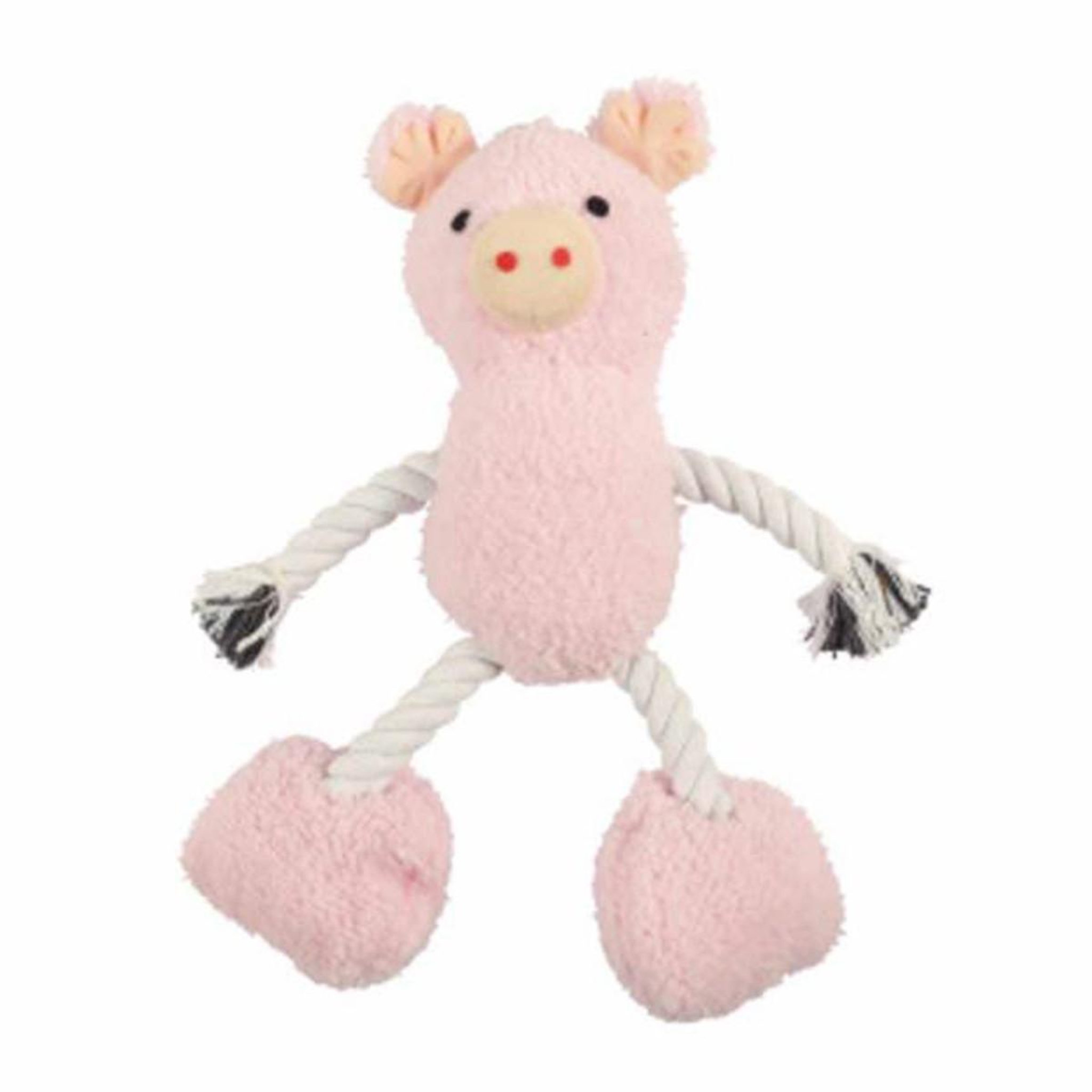 Voir la diapositive 1 : HOMEA Peluche pour chien  cochon  30cm rose