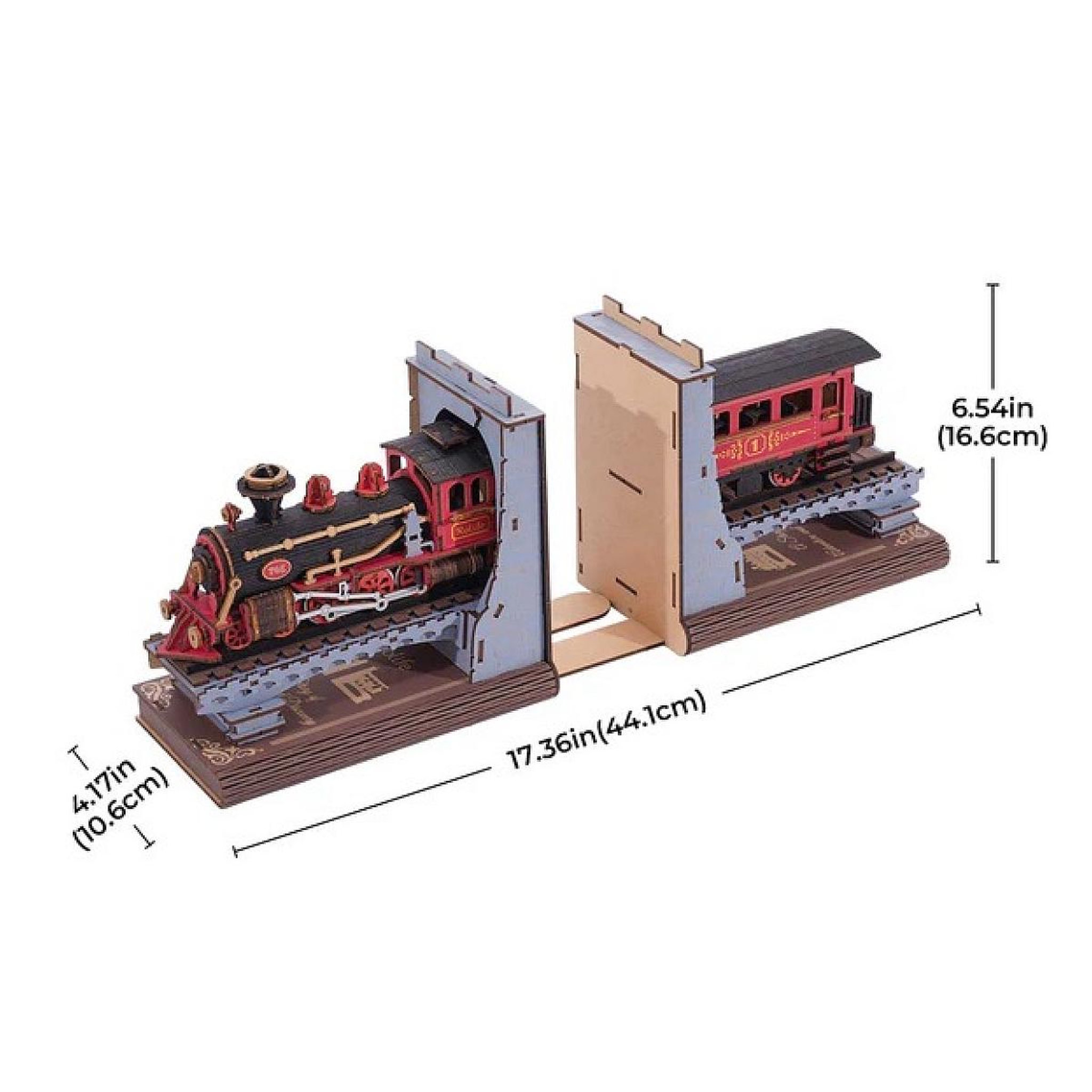 Voir la diapositive 2 : ROBOTIME Maquette DIY Century Train - en bois