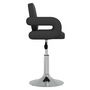 Voir la diapositive 4 : VIDAXL Chaises pivotantes a manger lot de 6 noir similicuir