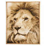 Paris Prix Tableau Imprimé Déco  Lion  80x100cm Marron