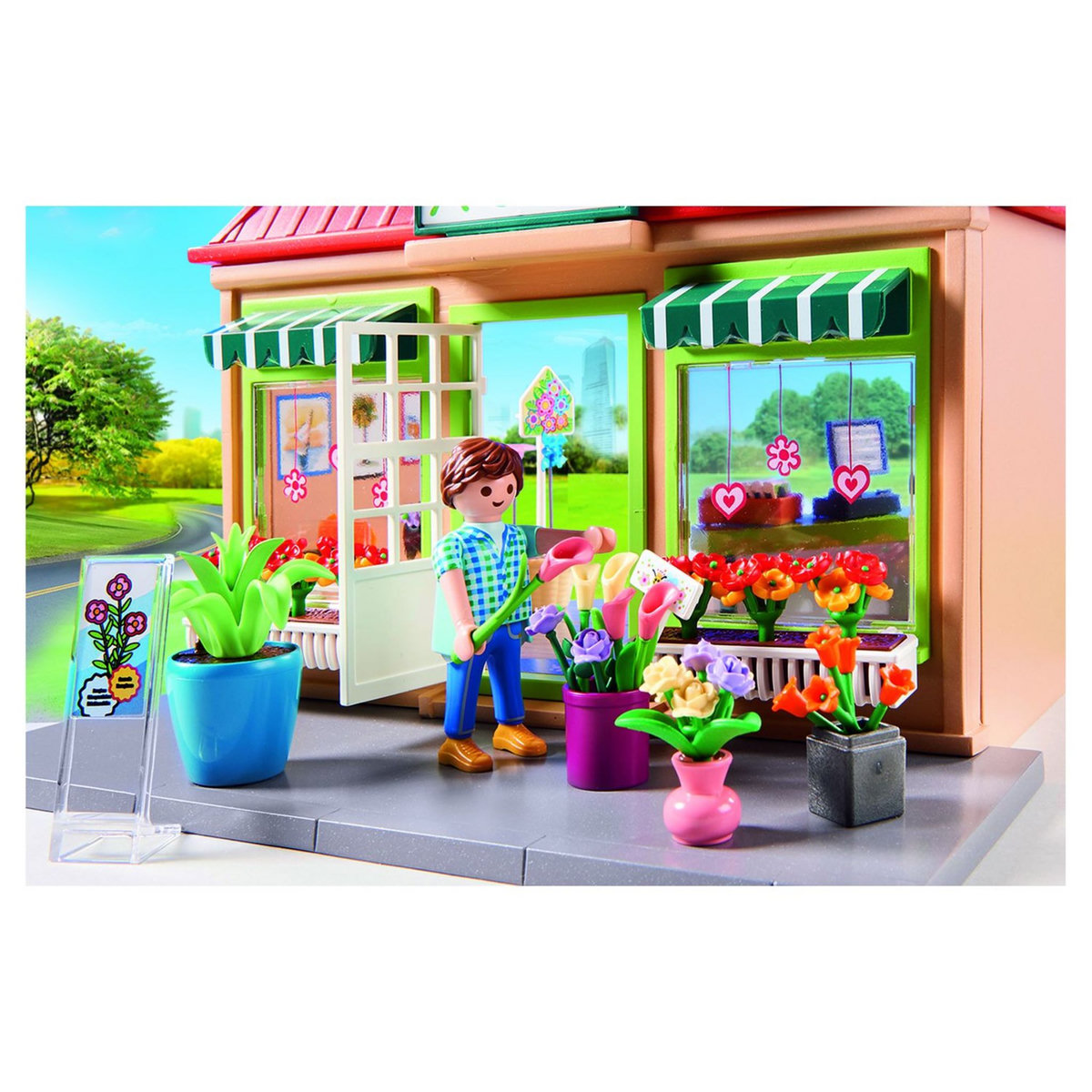 PLAYMOBIL 70016 - City Life - Magasin de fleurs 