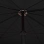 Voir la diapositive 5 : VIDAXL Parasol de jardin avec mat 200x130 cm noir