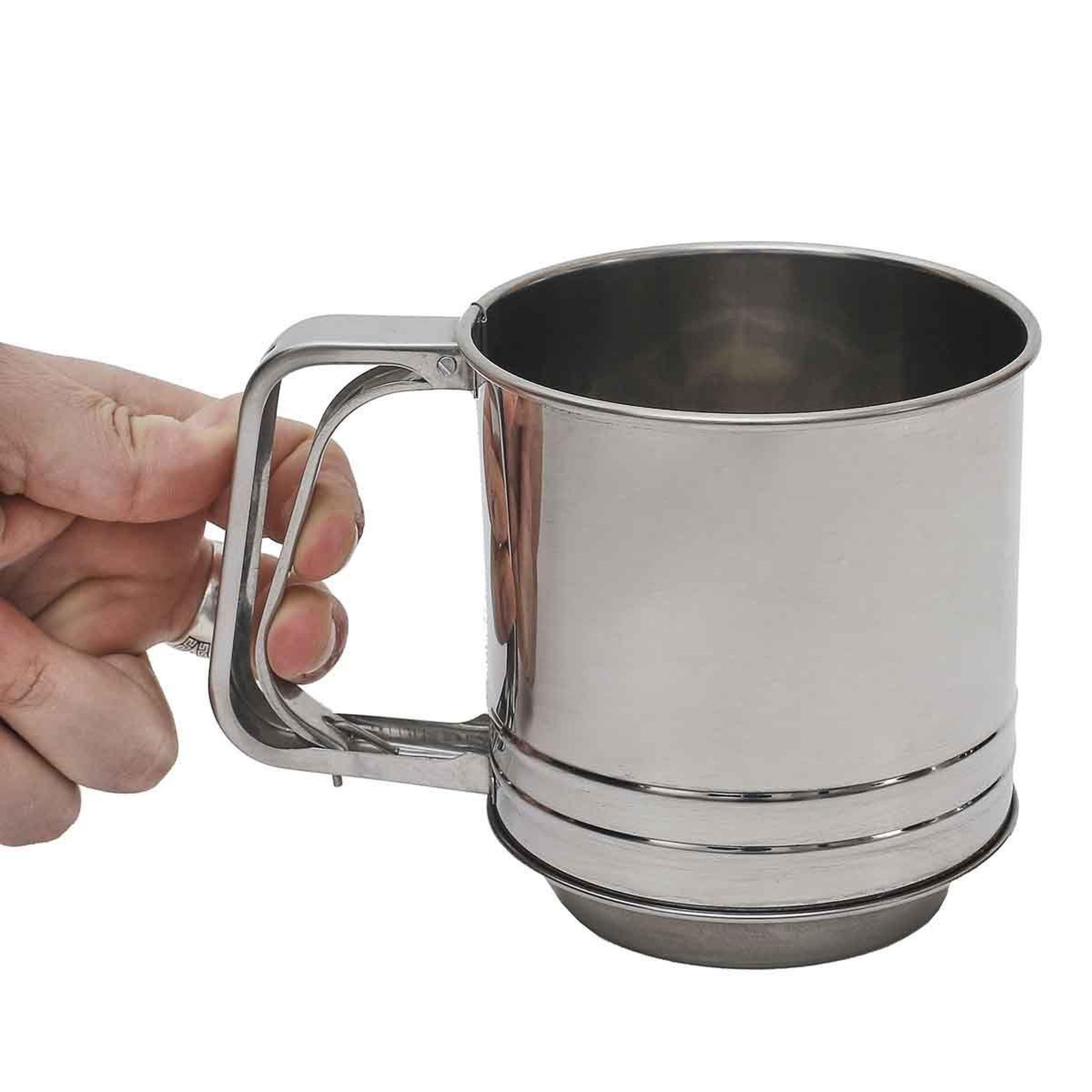 Voir la diapositive 3 : Lily Cook Tamis à farine  inox  11cm argent