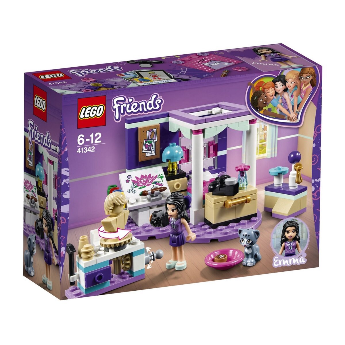 LEGO 41342 Friends - La chambre d'Emma pas cher 
