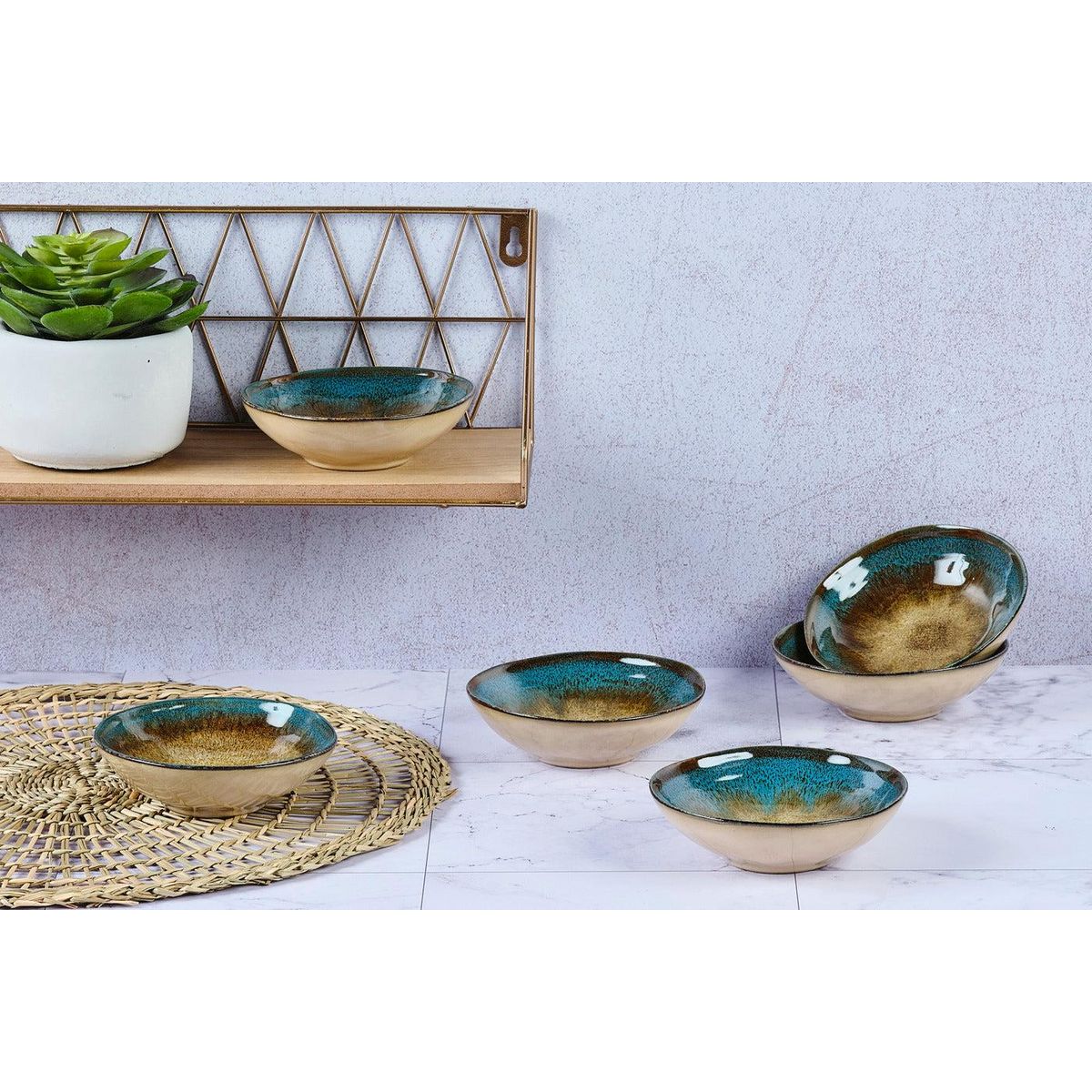 BJORN Coupelle ISLAND Ø11,5cm - 6 pièces - Terre et mer