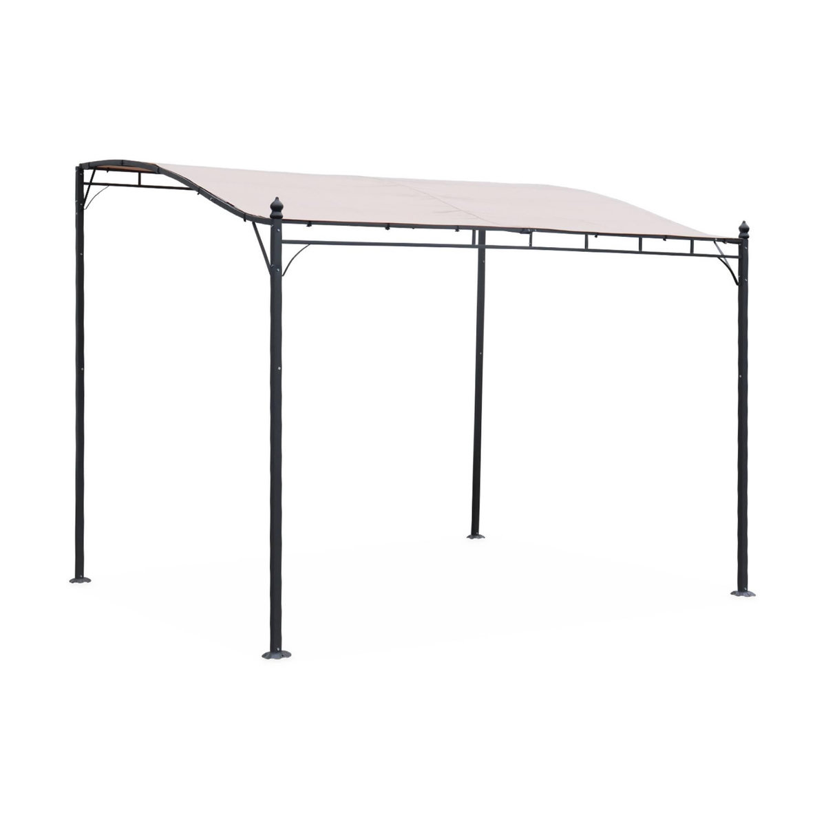 SWEEEK Pergola adossée 3x2,5m - Brestum - Pergola murale