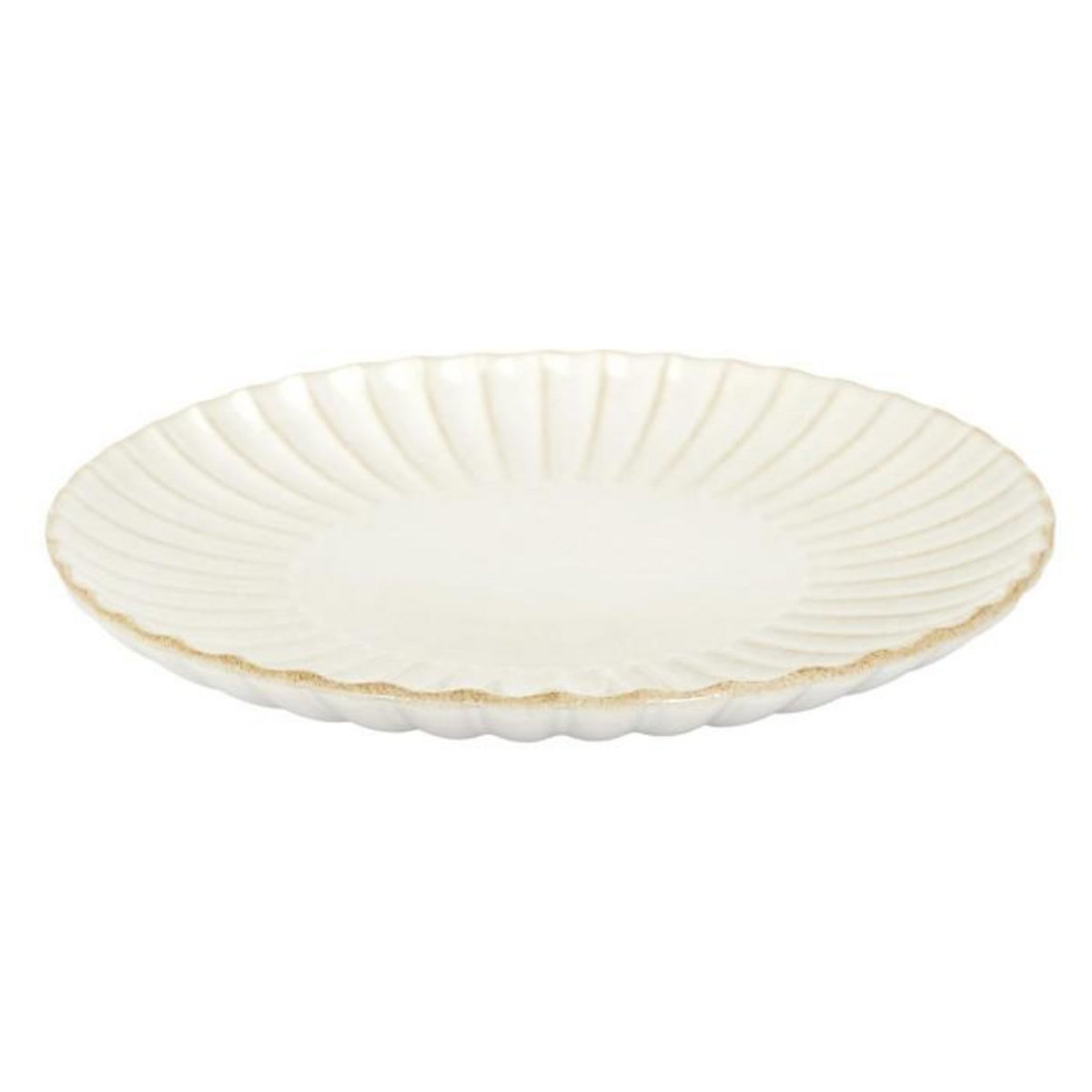 Paris Prix Lot de 6 Assiettes Plates  Vlora  27cm Beige
