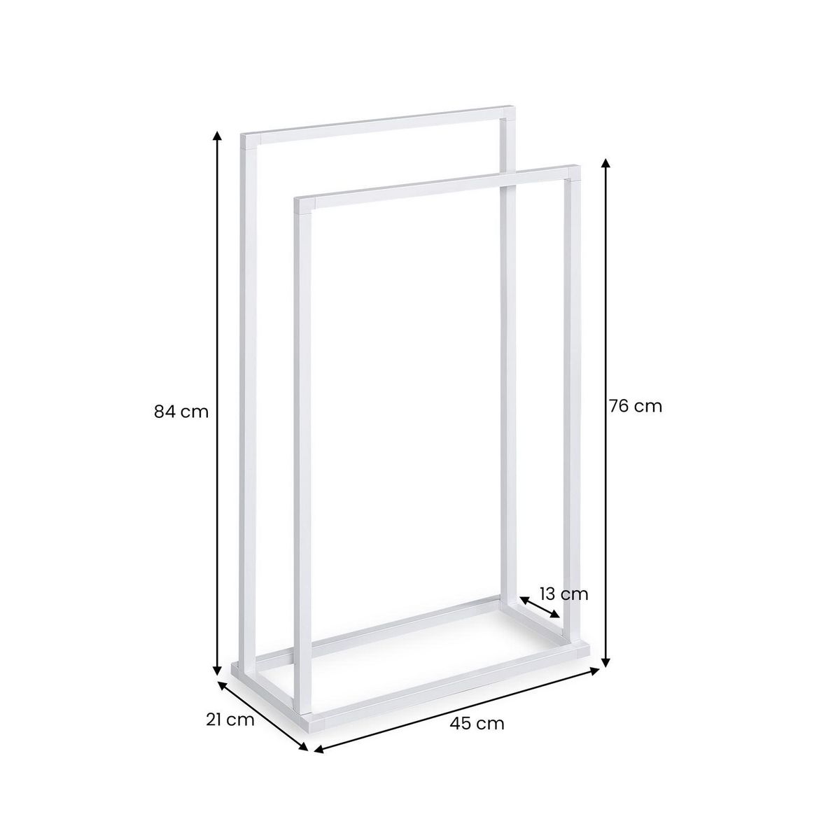 IDIMEX Porte-serviettes MAILO, en métal