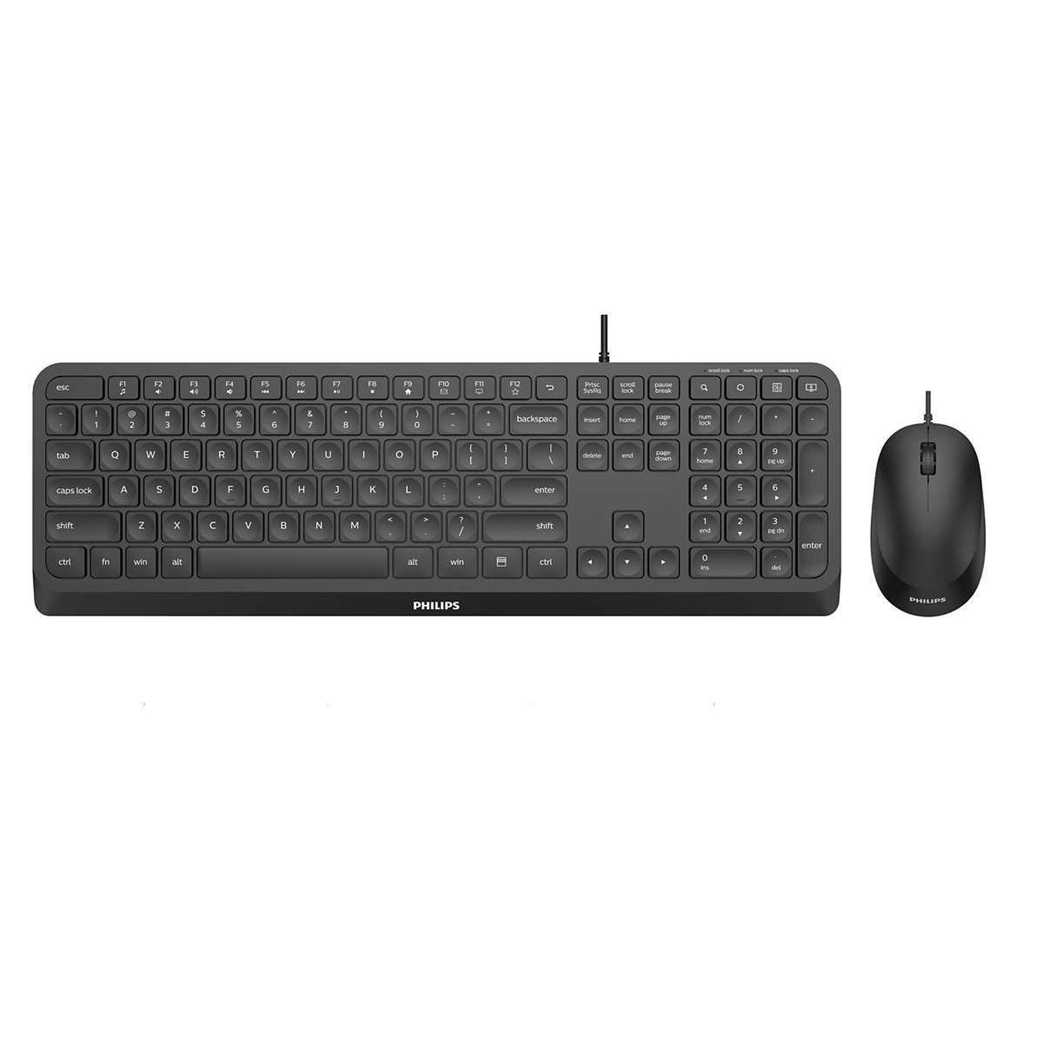 Philips Philips 2000 series SPT6207B/34 clavier Souris incluse Maison USB Noir