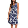 Voir la diapositive 1 : MORGAN Robe Marine/Blanche Femme Morgan RFLERIA