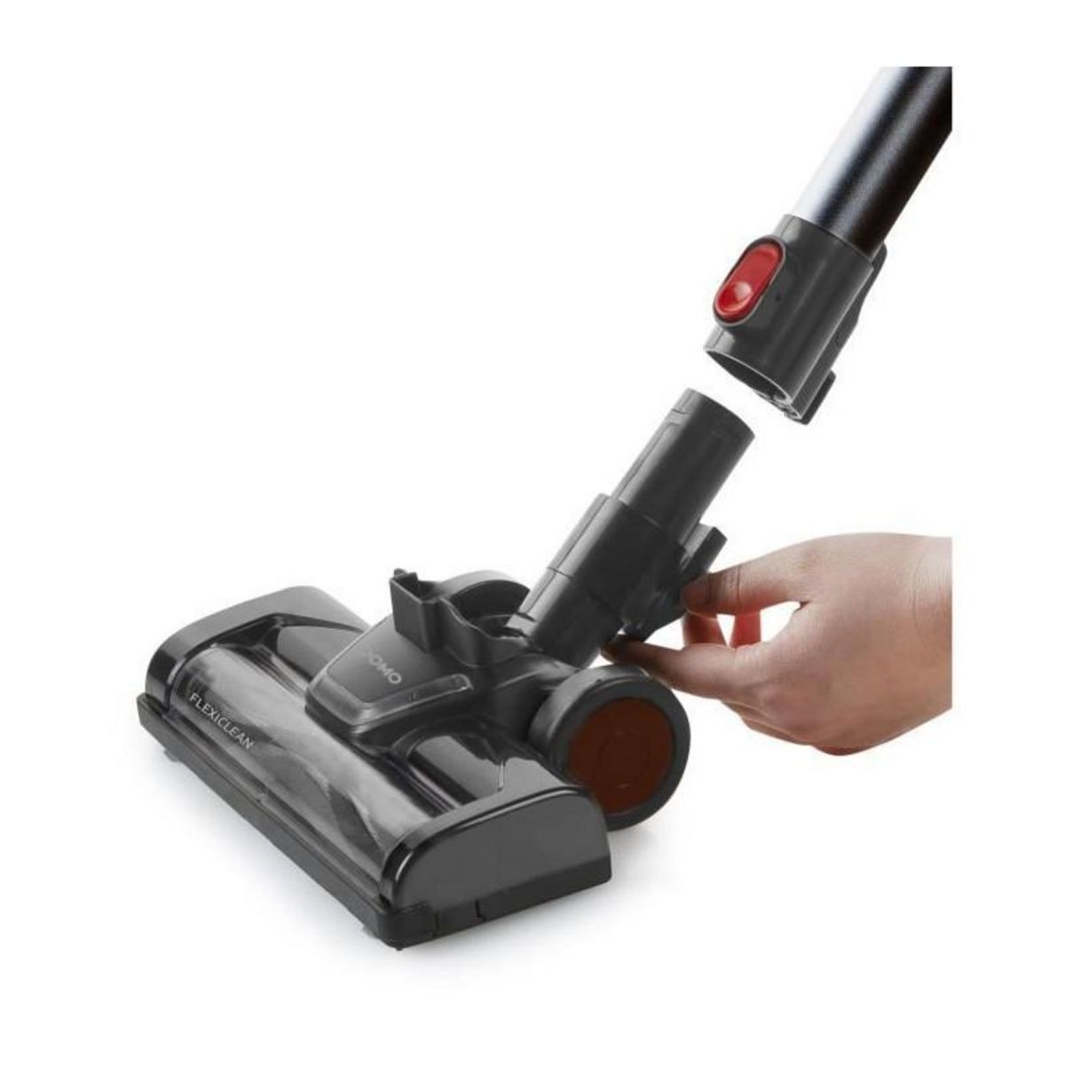 Domo DOMO DO1032SV - Aspirateur balai 2 en 1 - 18,5 V - Batterie LI-ION - Systeme cyclonique - Brosse rotative