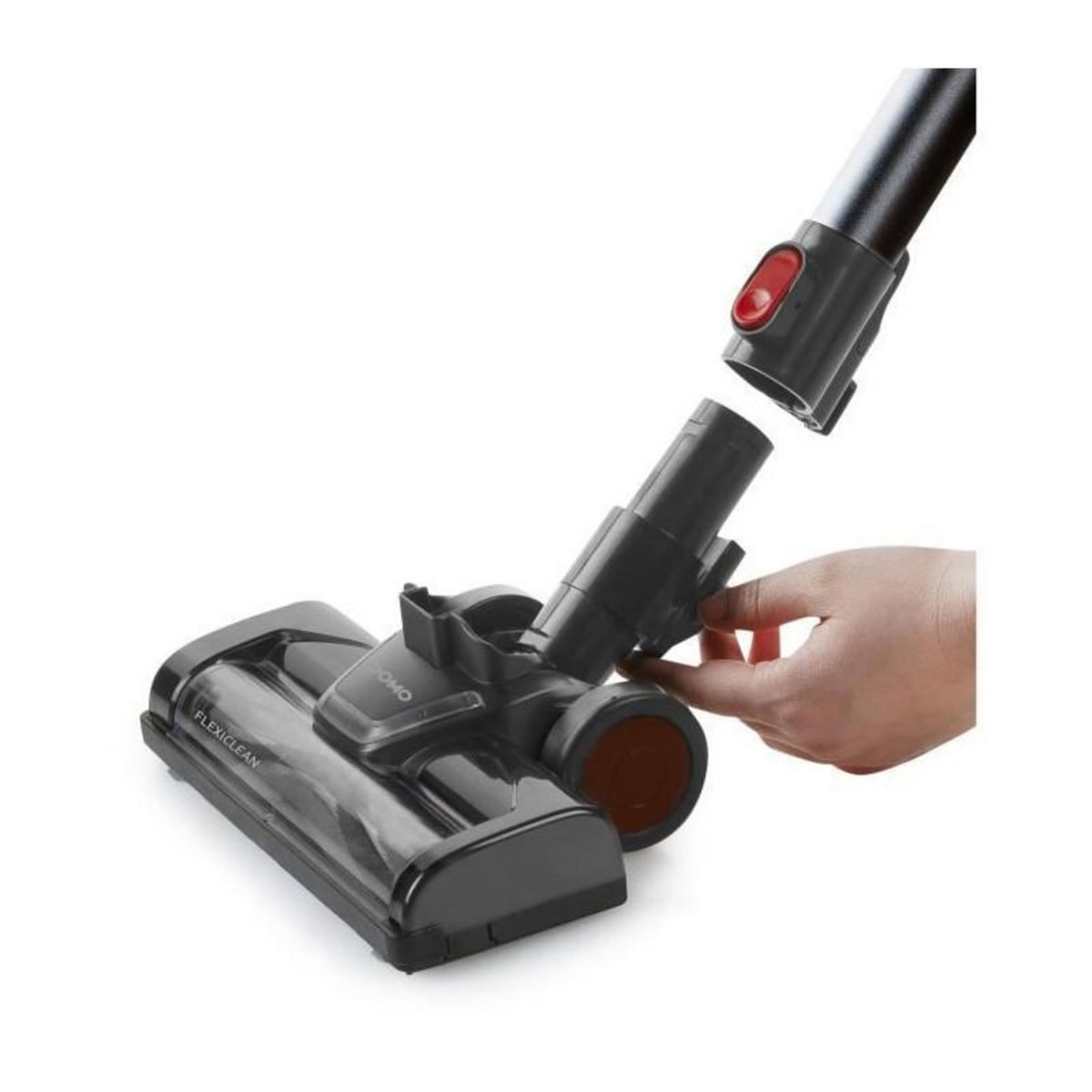 Domo DOMO DO1032SV - Aspirateur balai 2 en 1 - 18,5 V - Batterie LI-ION - Systeme cyclonique - Brosse rotative