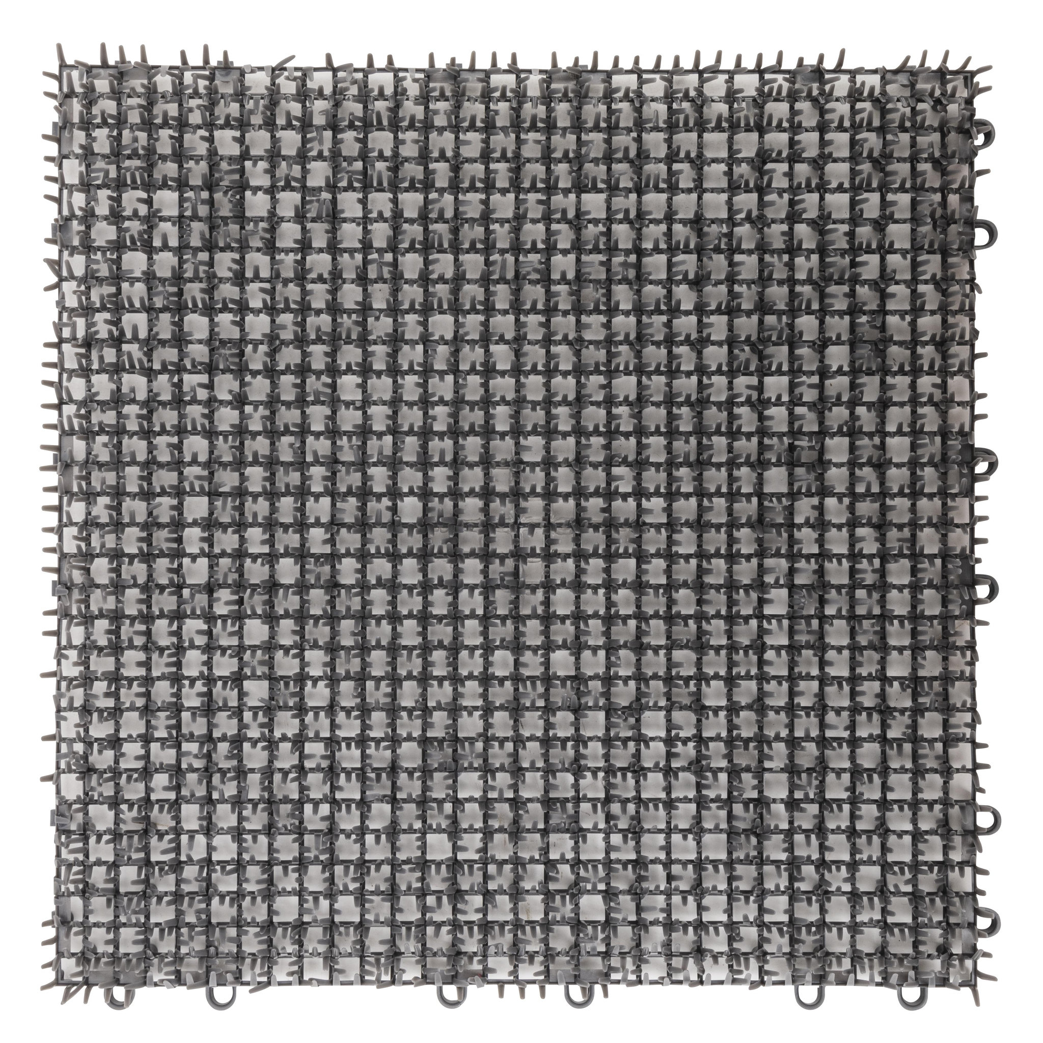 Voir la diapositive 3 :  Dalle grise gazon synthétique 30 x 30 cm  lot de 6