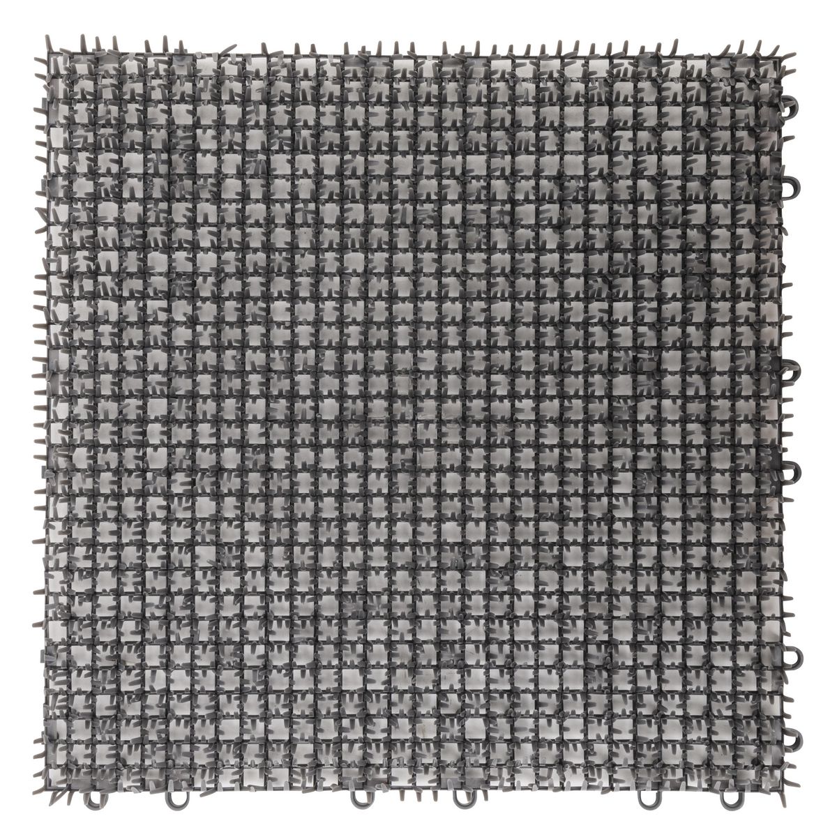  Dalle grise gazon synthétique 30 x 30 cm  lot de 6