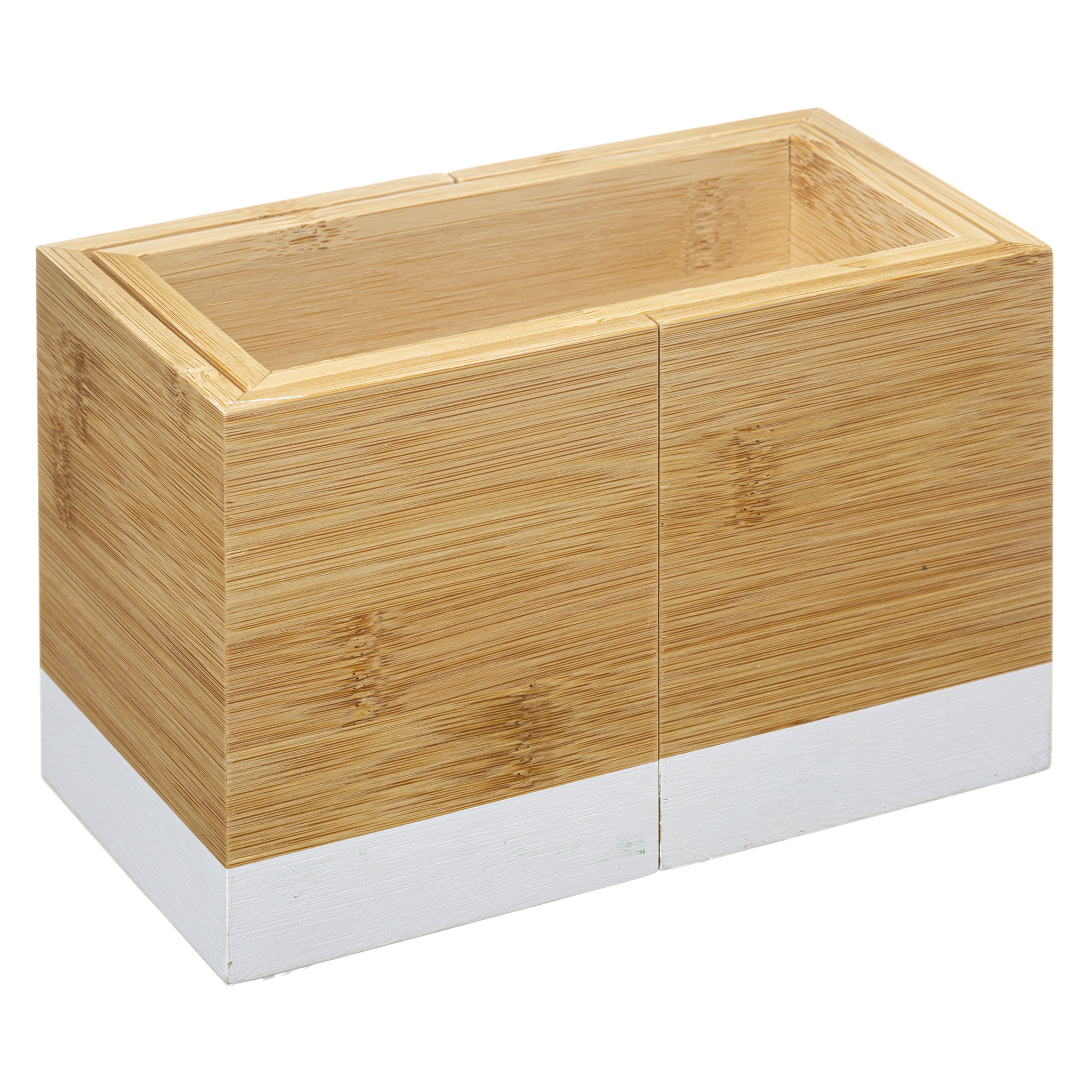 Boite à couvert extensible en bambou 