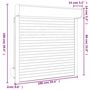 Voir la diapositive 6 : VIDAXL Volet roulant aluminium 100x100 cm blanc
