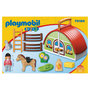 Voir la diapositive 5 : PLAYMOBIL 70180 - 1.2.3 - Centre équestre transportable