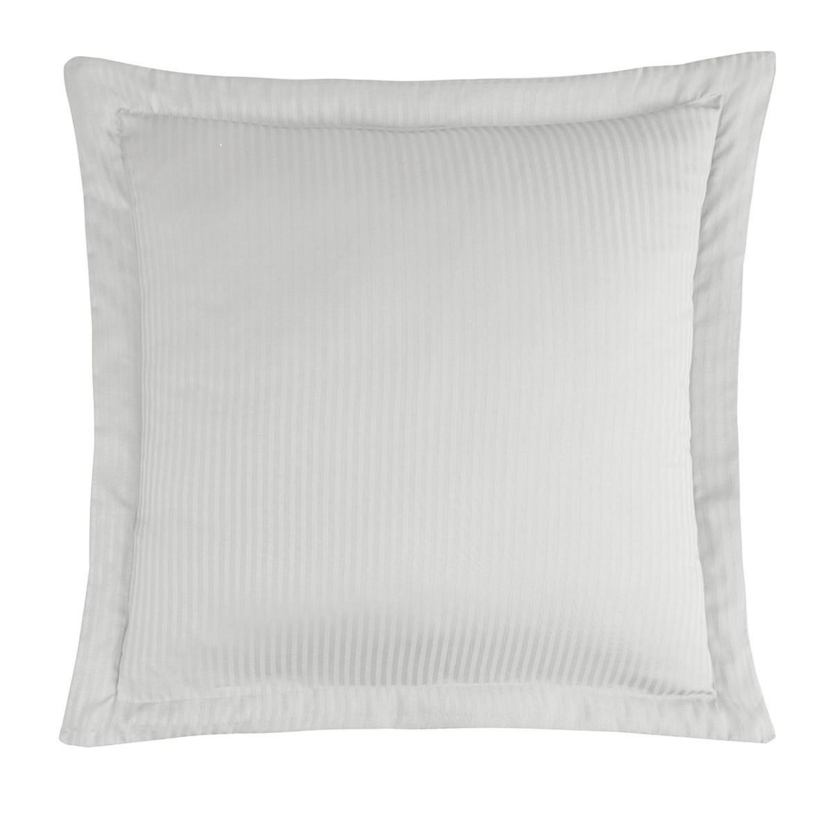 Sensei Maison Lot de 2 taies d'oreiller rayées en satin de coton 120 fils VERSALUXE