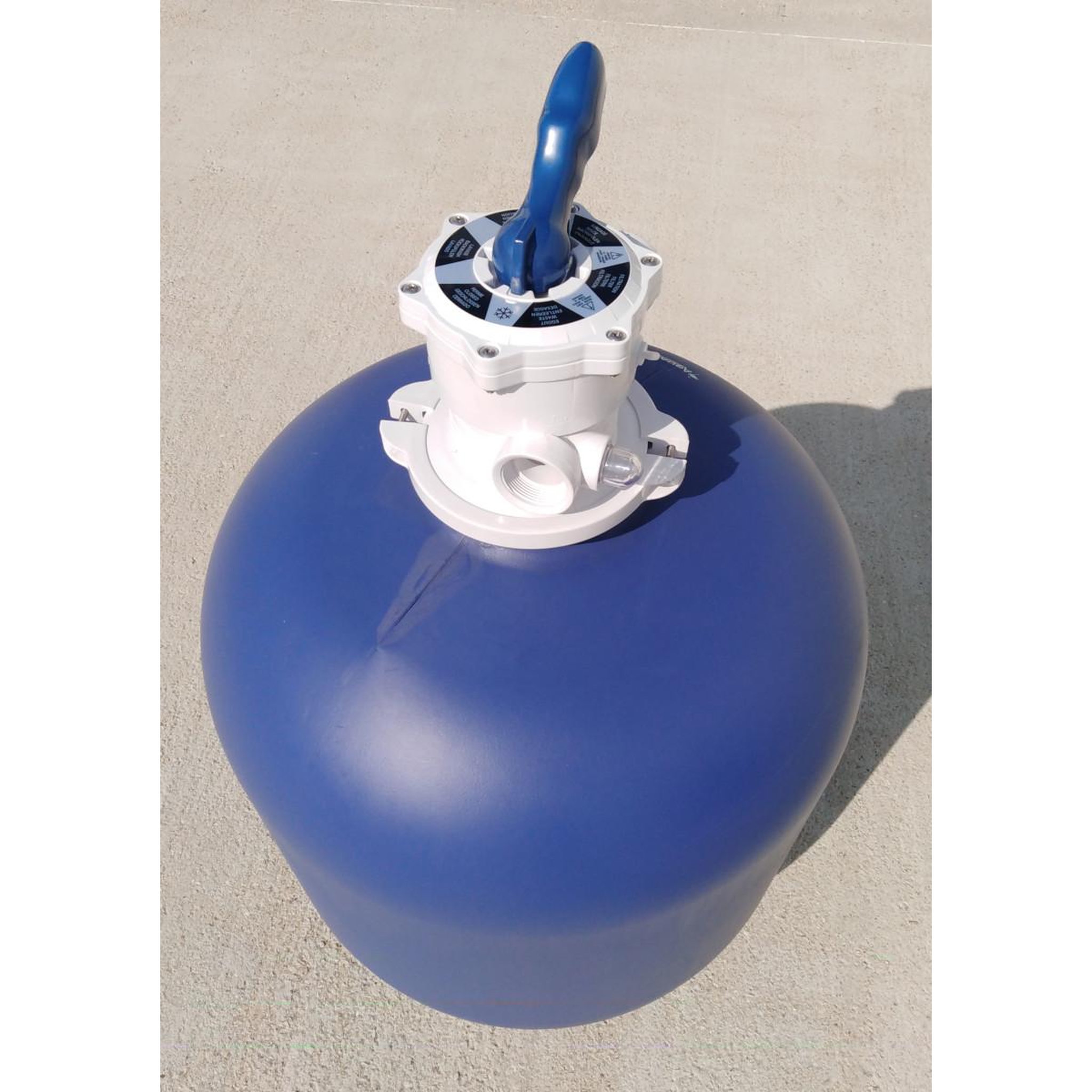 Voir la diapositive 3 : AQUALUX Filtre à sable top pour piscine - 30 m3 - 5m3/h - fsnt05