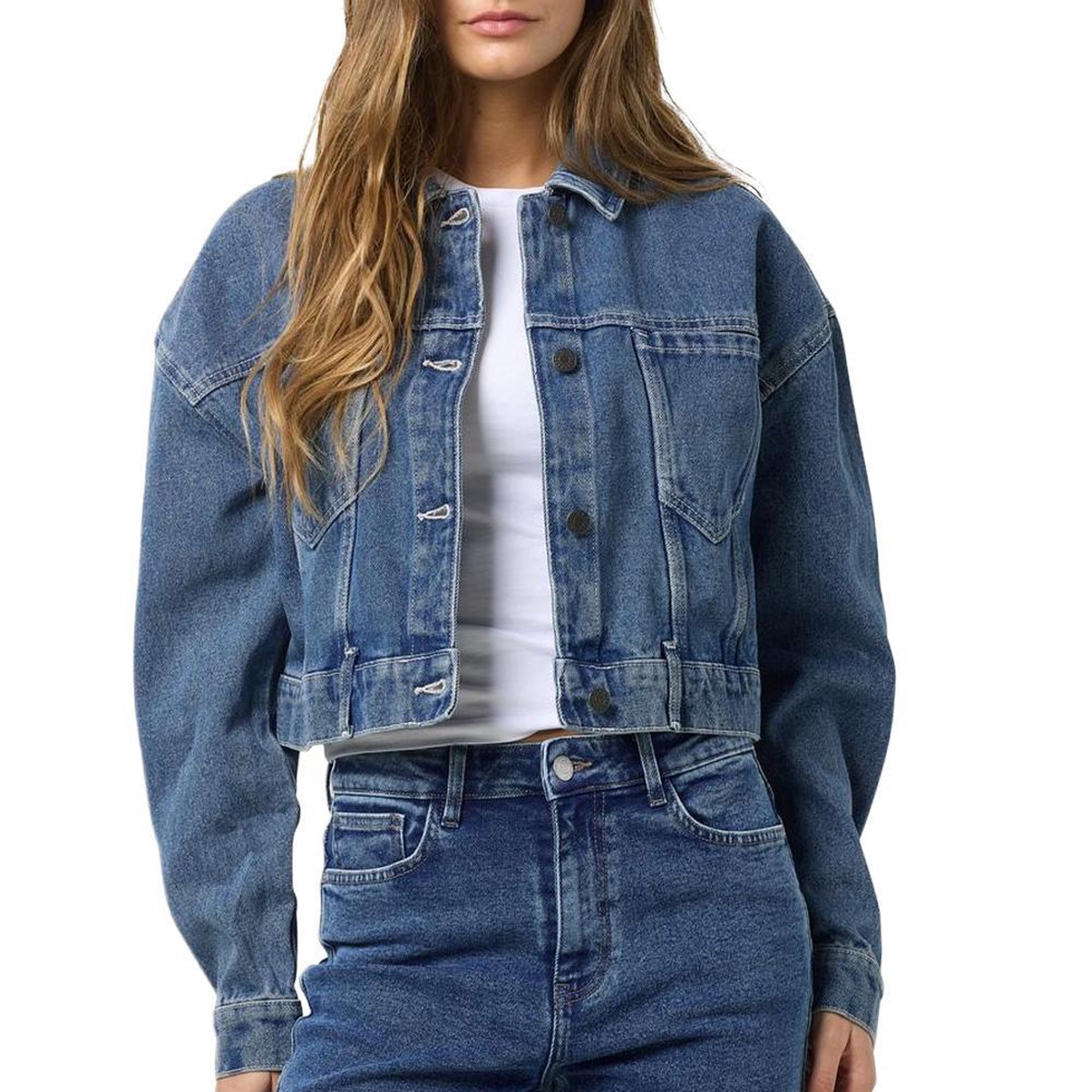 NOISY MAY Veste Bleu Femme Noisy May Ronja. Coloris disponibles : Bleu