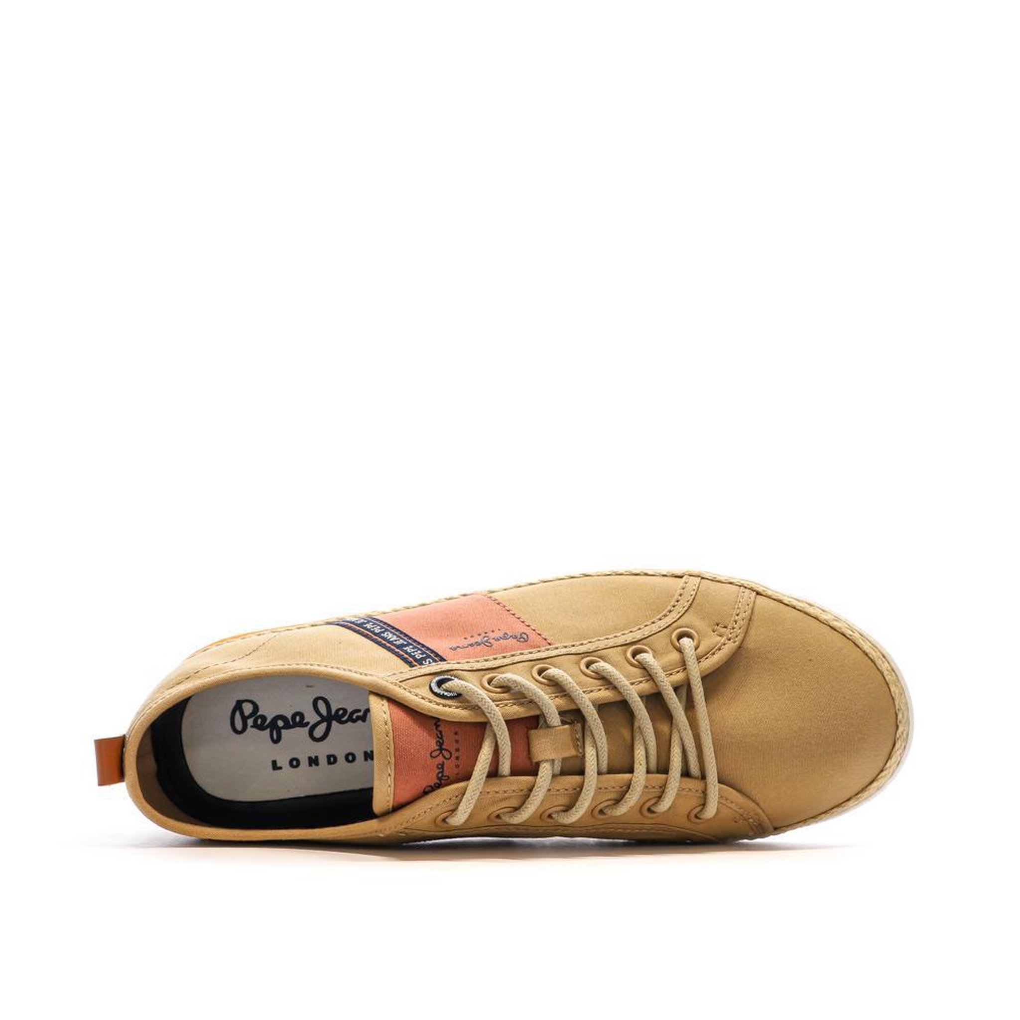 Voir la diapositive 4 : Pepe Jeans Baskets Marron/Rose Homme Pepe Jeans Maoui