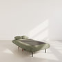 Voir la diapositive 3 : BEST MOBILIER Lumi - banquette convertible clic-clac 1 place en velours côtelé