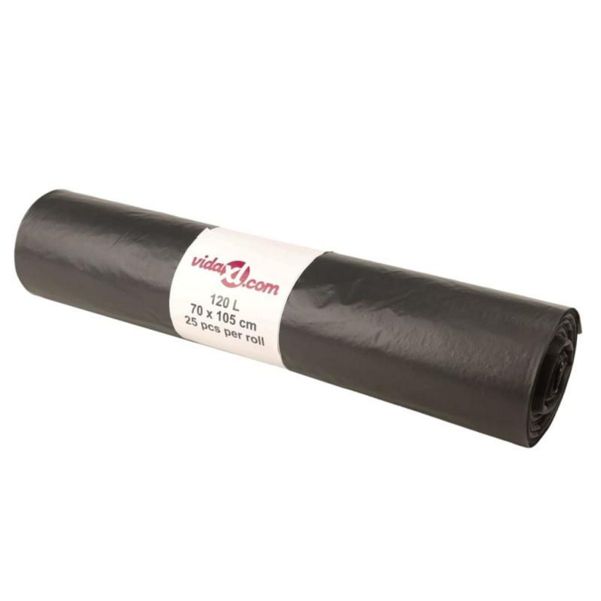 VIDAXL Sacs poubelles 250 pcs noir 120 L