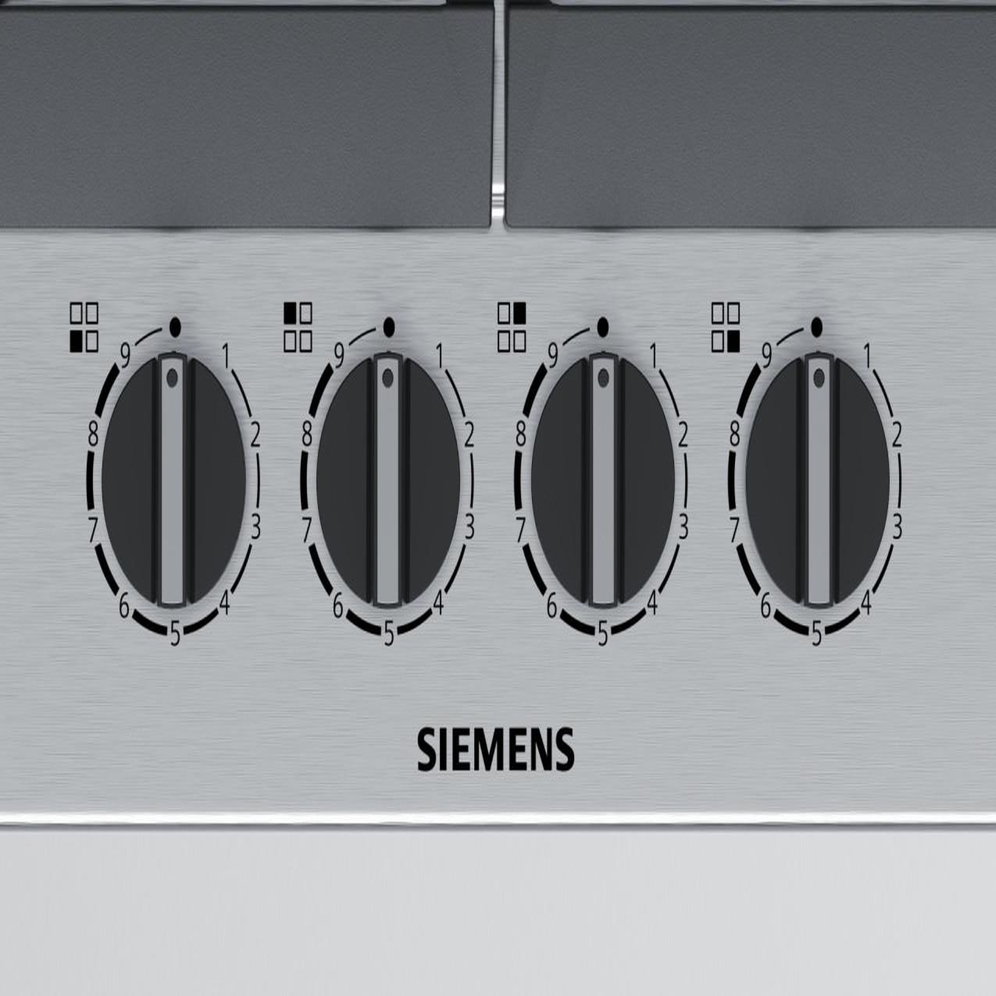 Voir la diapositive 6 : Siemens Table de cuisson à gaz 90cm 4 feux inox - ec6a5hb90