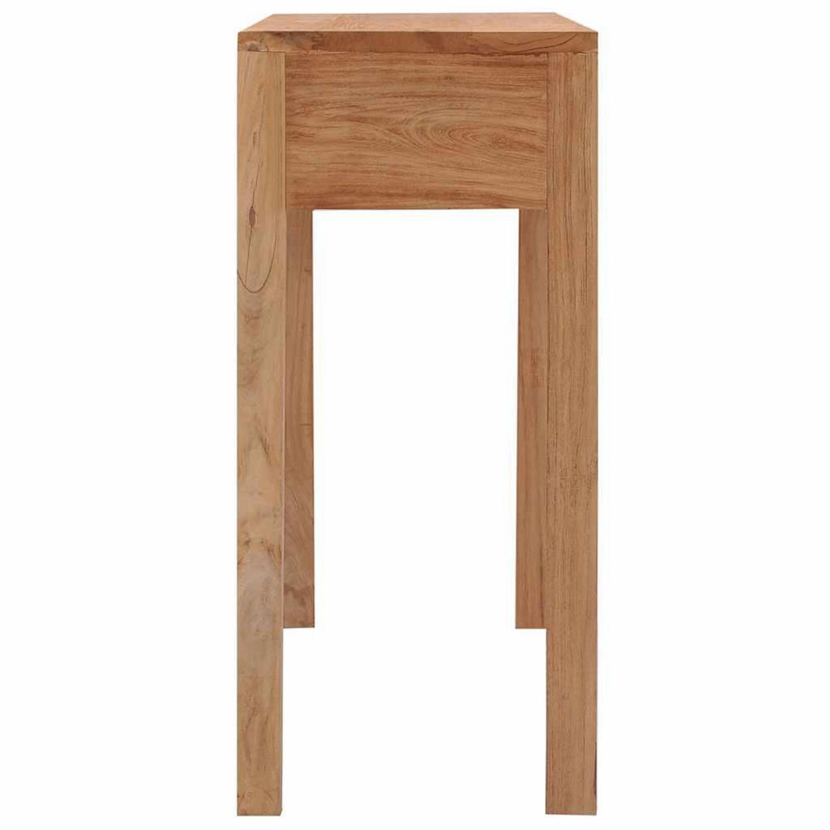 VIDAXL Table console 110x35x75 cm bois de teck solide