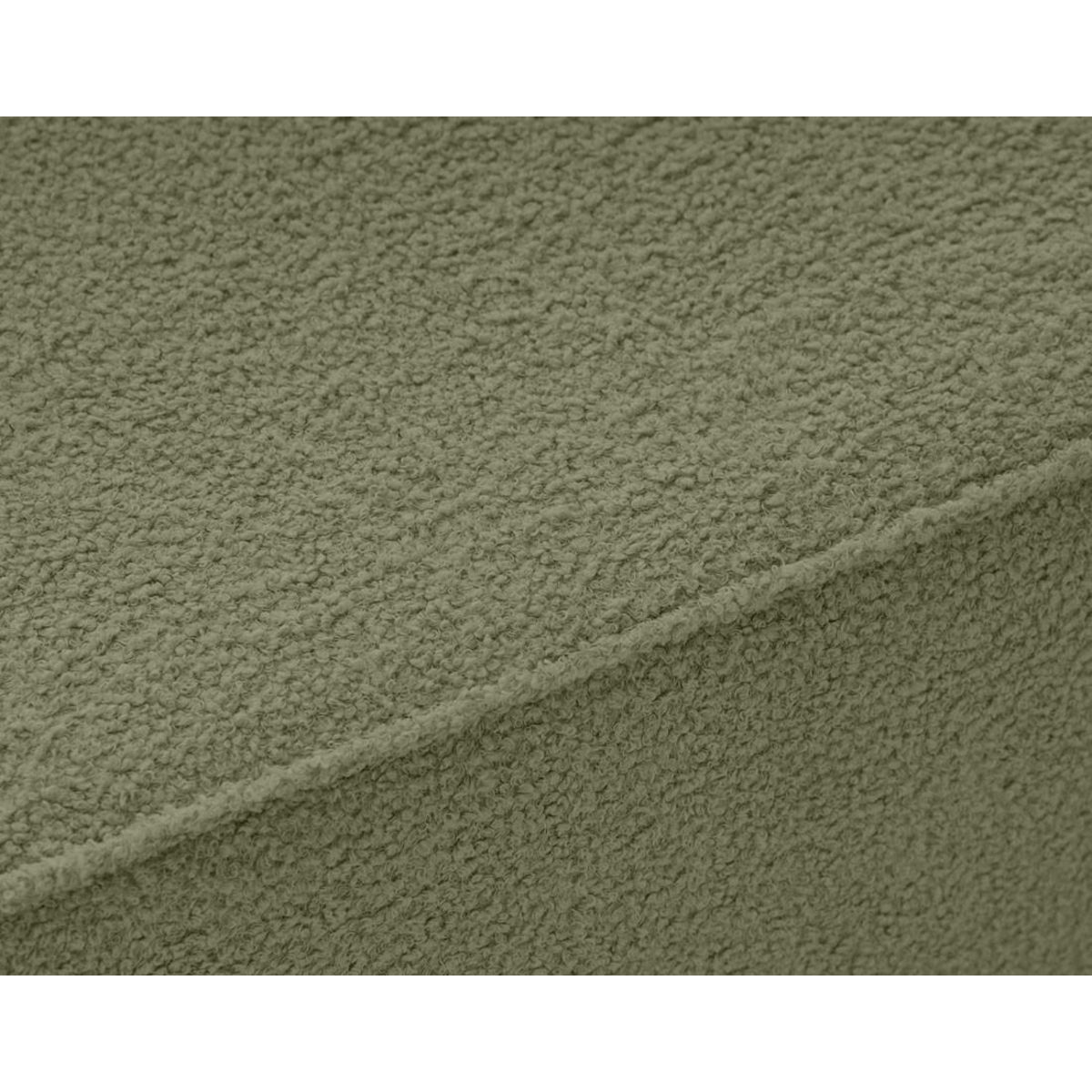 BEST MOBILIER Topaze - pouf - en tissu bouclette