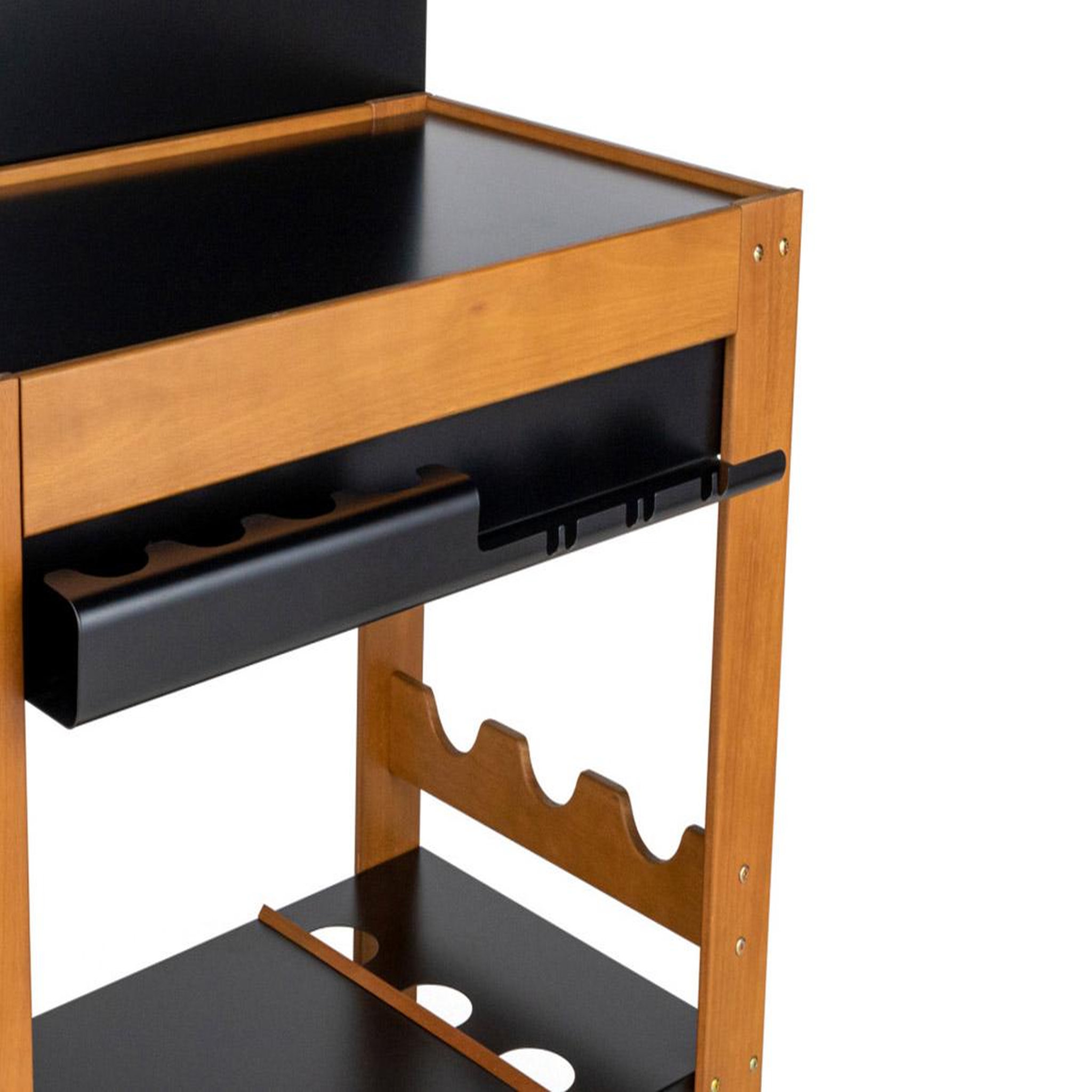 Voir la diapositive 3 : SOMAGIC Chariot pour plancha en bois Halong - Somagic