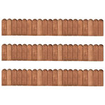VIDAXL Rouleaux de bordure 3 pcs 120 cm bois de pin impregne
