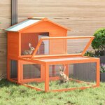 VIDAXL Cage pour animaux Bois