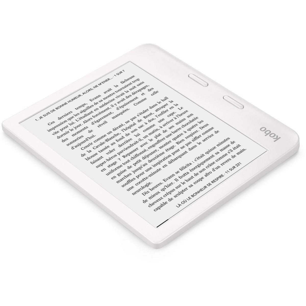 kobo Liseuse eBook Libra 2 - Blanche 7'' BT 32Go