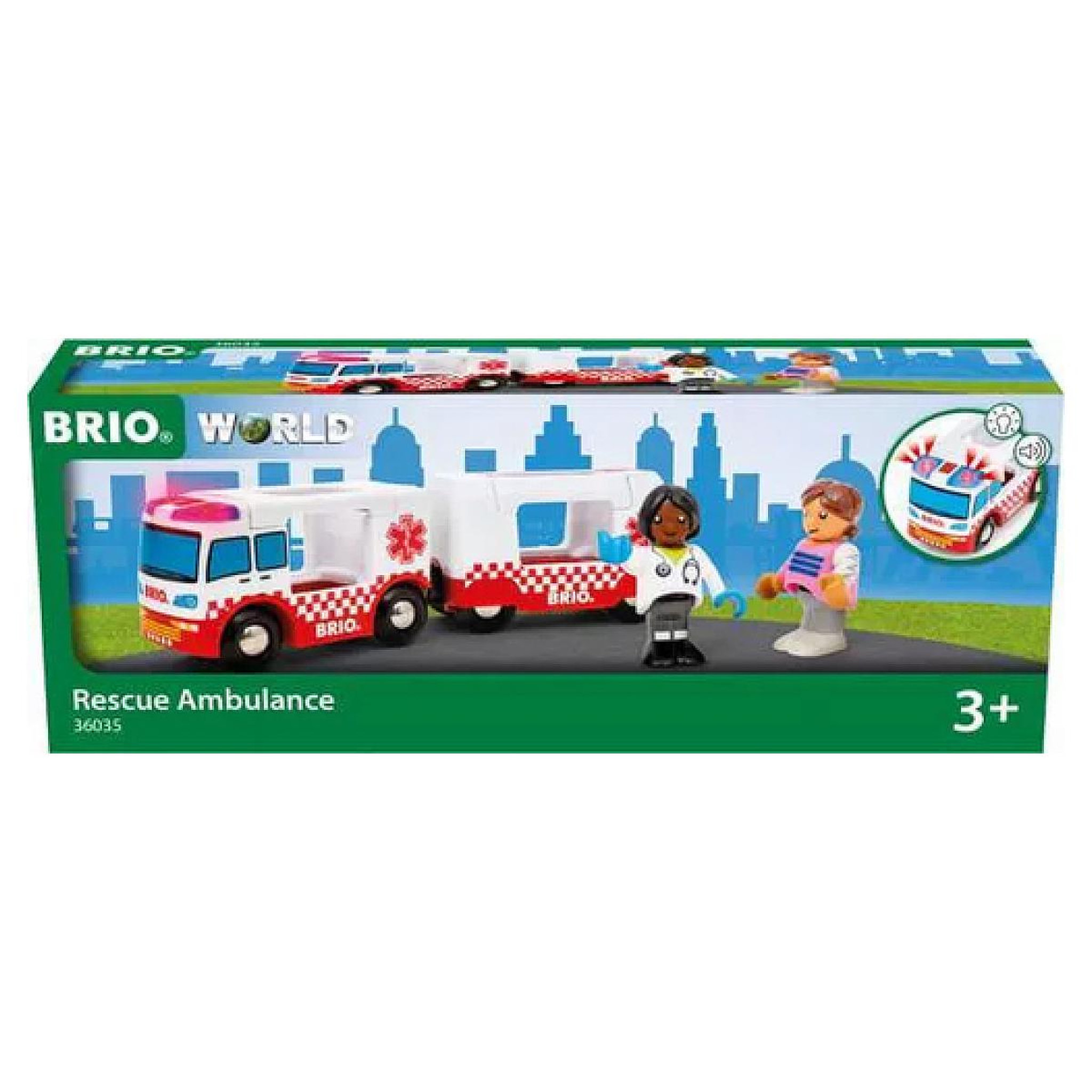 Brio 36035 Camion ambulance Son et lumiere - Nouvelle edition
