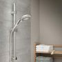 Voir la diapositive 2 : SCHUTTE SCHÜTTE Ensemble de barre de douche FLORENZ chrome